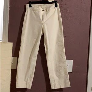 Off white wide leg pants